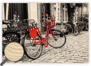 Dřevěný obraz Bicycle