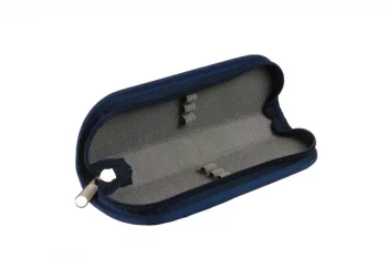 Puzdro jednofarebné SM - 6 gumičiek modrá