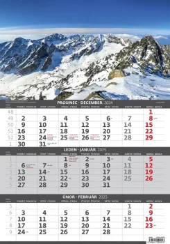 Trojmesačný kalendár Hory