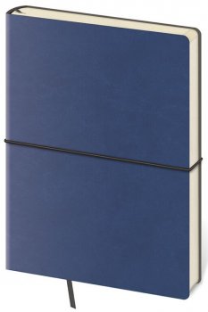 Bodkovaný zápisník Flexio L modrý