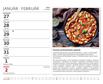 Kalendár Lacné recepty