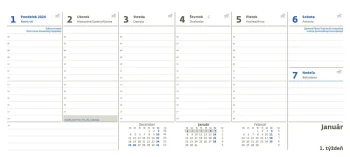 Plánovací kalendár OFFICE