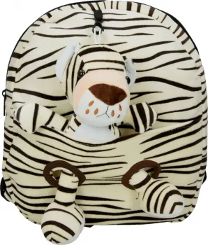 Předškolní batůžek s plyšákem - Tygr