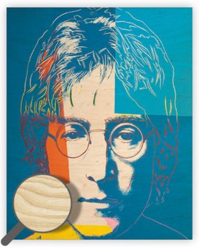 Drevený obraz John Lennon