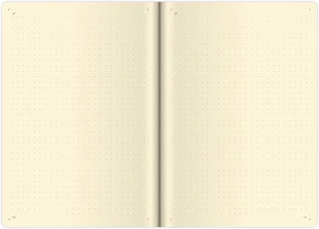 Tečkovaný zápisník Flexio L Grey (čtverečkovaný)